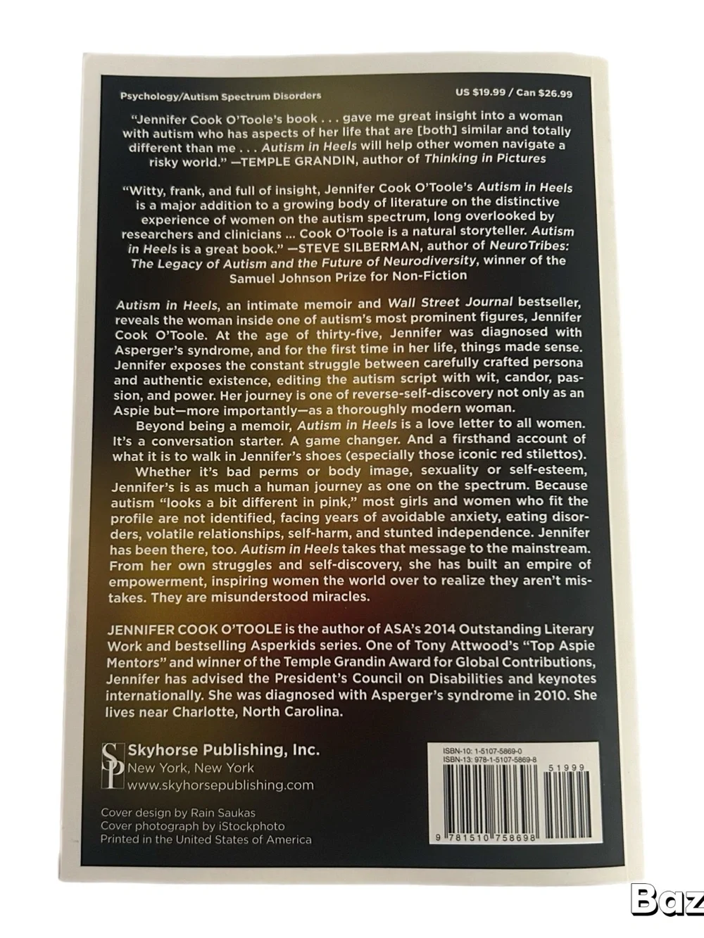 Autism in Heels by Jennifer Cook O’Toole - Paperback